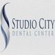 Logo of Studio City Dental Center with stylized blue S shape.