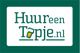 Groene logo met de tekst "Huur een Tapje.nl" en een biertapicoon in de letter T.