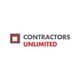 Logo of Contractors Unlimited with a red square icon on a white background.