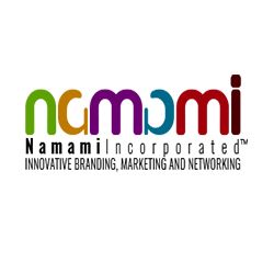 Colorful Namami Incorporated logo with the tagline "Innovative Branding, Marketing and Networking".