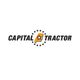 Logo with "Capital Tractor" text beside a star and stars circle symbol.