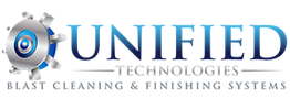 Logo with a blue gradient, featuring a metallic gear and blue spiral eye design on the left.