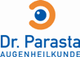 Logo von Dr. Parasta Augenheilkunde mit stilisiertem Auge in Orange und Blauem Text darunter.