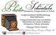 Antiker Fotoapparat, Werbung für "Photo Schöntube" in Zittau mit Kontaktinformationen.