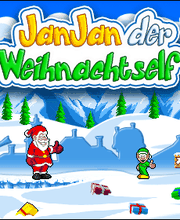 InGame Screen des Flashgames JanJan der Weihnachtself