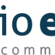 "Logo van Studio Evers met tekst: 'visuele communicatie' in blauwe en zwarte letters."
