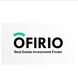 Logo with the text: "OFIRIO, Real Estate Investment Finder" on a white background.