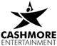 Logo von "Cashmore Entertainment" mit stilisierter Figur und Stern in Schwarz-Weiß.