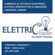 Logo di un negozio di materiali elettrici, "Elettric Center", con lampadina stilizzata.