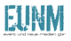 "Logo mit Text 'EUNM' und Untertitel 'event und neue medien gbr' in blauer Farbe."