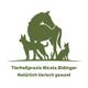 Pferd, Hund und Katze Silhouette mit Text: "Tierheilpraxis Nicola Bidinger - Natürlich tierisch gesund".