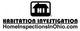 Logo of Habitation Investigation with a house icon and website: HomeInspectionsInOhio.com.