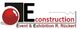 Logo mit rotem Kreis, Buchstaben "E" und Text: "construction Event & Exhibition R. Rückert".