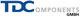 Logo von TDC Components GmbH in blau und grau.