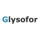 Textlogo „Glysofor“, „G“ ist blau, der Rest schwarz.