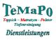 Textgrafik: "TeMaPo" - Teppich-Matratzen-Polster-Tiefenreinigung, Dienstleistungen.