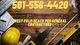 Tools and contact info for "West Palm Beach Pro General Contractors" on a wooden surface.
