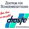 Logo von "Zentrum für Schadenbeseitigung" mit Text "Gut, dass es uns gibt!" und "droste".
