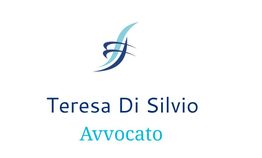 Logo con il nome "Teresa Di Silvio" e la parola "Avvocato" in blu su sfondo bianco.