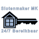 Slotenmaker MK-logo: huisvormige sleutel met tekst "24/7 Bereikbaar".