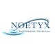 Noetyx logo with the slogan "Empowering Potential," and a design of water ripples.