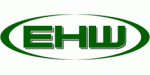 Logo mit den Buchstaben "EHW" in grünem Text, umgeben von einem ovalen grünen Rahmen.