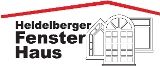 Logo mit Text "Heidelberger Fenster Haus" und einer schematischen Darstellung von Fenstern.
