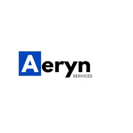 Logo d'Aeryn Services avec "A" blanc sur fond bleu à gauche.