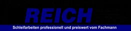 Logo mit Text: "Schleifarbeiten professionell und preiswert vom Fachmann".