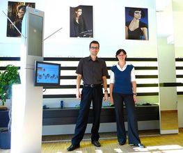 Das Team mit den Video-Mess-System \"Visioffice\"