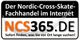 Nordic-Cross-Skate-Fachhandel-Logo mit Webseite NCS365.de und Slogan: Sofort finden, was Sie suchen.