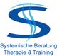Logo mit blauem "S" und Text: Systemische Beratung, Therapie & Training.