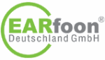 Logo von EARfoon Deutschland GmbH in Grün und Grau.