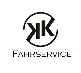 Logo mit stilisiertem "KK" und dem Wort "Fahrservice" darunter.