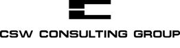 Logo der CSW Consulting Group, bestehend aus stilisiertem "E" und dem Firmennamen darunter.
