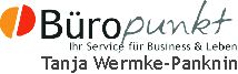 Logo: "Büropunkt - Ihr Service für Business & Leben - Tanja Wermke-Panknin".