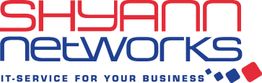 Logo von Shyann Networks mit Slogan: "IT-Service for your business."