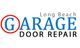 Logo with "Long Beach Garage Door Repair" text; "G" is circled in red.