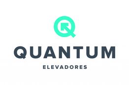 Logo de Quantum Elevadores con una "Q" verde y texto en negro.