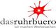 Logo mit rotem Stern, Text: "das ruhrbuero, wir machen Werbesachen".