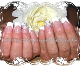 Hochzeitsnägel French Design