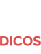 Logo con lettera "D" grande, scritta "DICOS" in rosso e slogan in nero sotto.