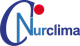 Logo de Nurclima con letra "N" azul y un punto rojo.