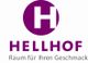 Logo von Hellhof mit dem Text: "Raum für Ihren Geschmack".