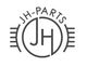 Logo met tekst "JH-PARTS", cirkel en gestileerde "JH" in het midden.