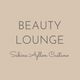 Beiges Logo: "Beauty Lounge Sabine Ayllon Castano" in zwei Schriftarten.