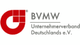 Logo des BVMW mit rotem Symbol und Text "Unternehmerverband Deutschlands e.V.".