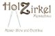 Logo mit Schrift „Holzirkel Messebau, Messe-, Show- und Eventbau“ und einem stilisierten Zirkel.
