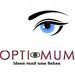 Logo mit stilisiertem Auge, Text "OPTIMUM - Ideen rund ums Sehen".
