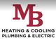 MB logo with text: Heating & Cooling, Plumbing & Electric.